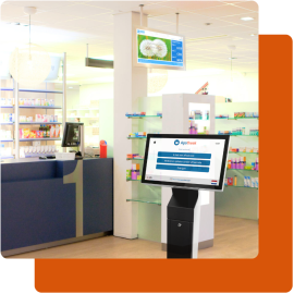 Zorgoplossing volgnummersysteem met modulaire zuil
